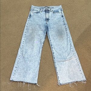 Joe's Jeans The Mia High Rise Wide Leg Ankle Acid Wash Jeans sz 29 Clueless